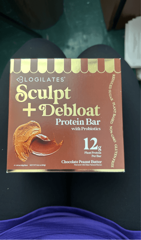 Blogilates Sculpt + Debloat Protein Bar Chocolate Peanut Butter
