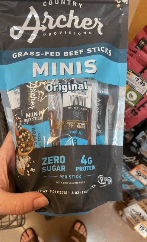 Country Archer Original Grass-Fed Beef Sticks Minis