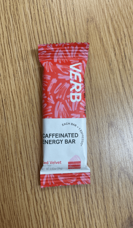 Verb Red Velvet Caffeinated Energy Bar