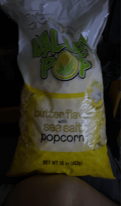 Valley Pop Butter Flavor With Sea Salt Popcorn
