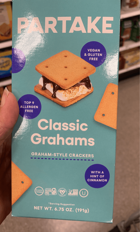Partake Vegan & Gluten Free Classic Grahams Graham-Style Crackers