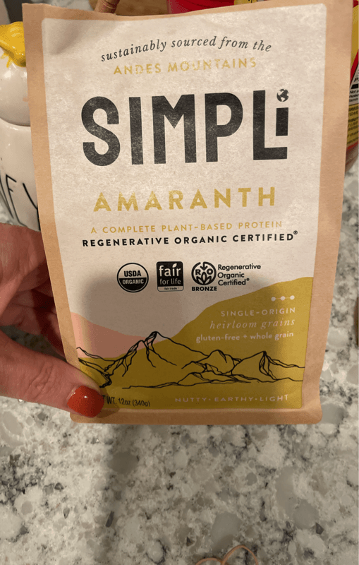 Simpli Amaranth Single-Origin Heirloom Grains