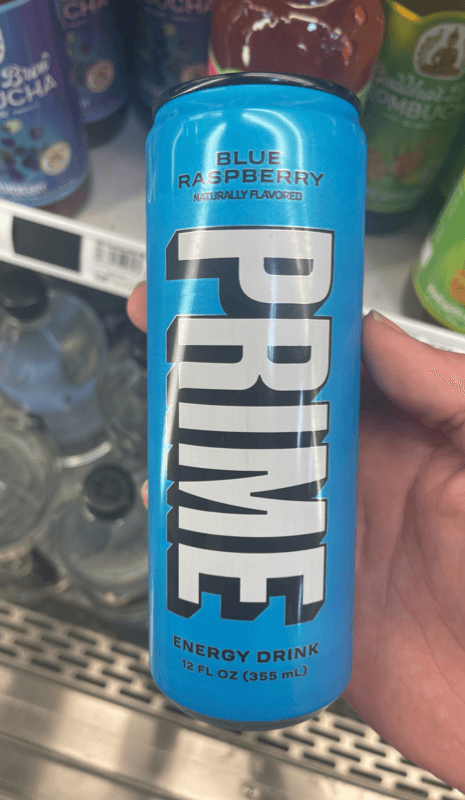 Prime Blue Raspberry Energy Drink