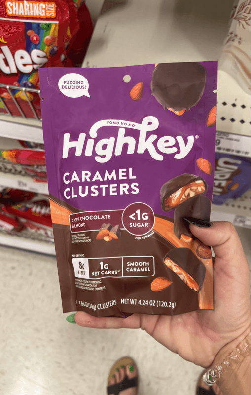Highkey Caramel Clusters Dark Chocolate Almond