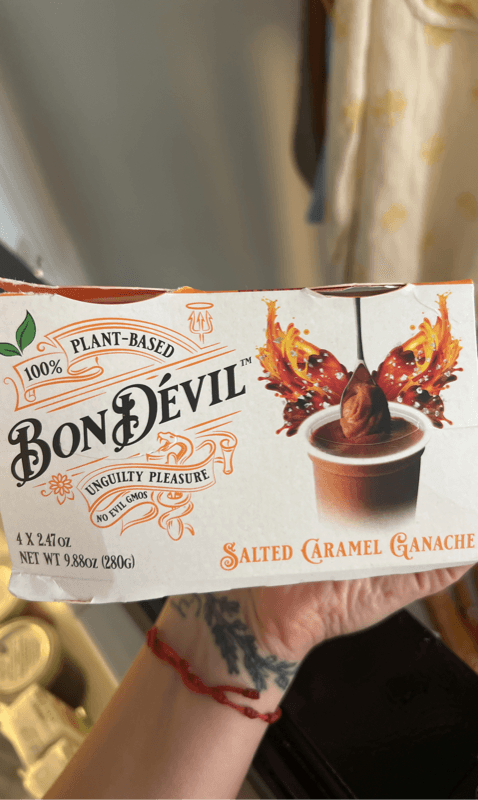 Bon Devil 100% Plant-Based Salted Caramel Ganache