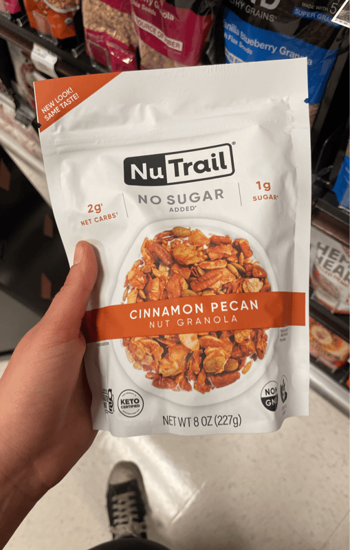Nutrail Cinnamon Pecan Nut Granola