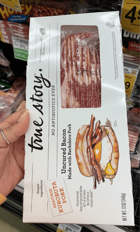 True Story Uncured Bacon Made With Berkshire Pork