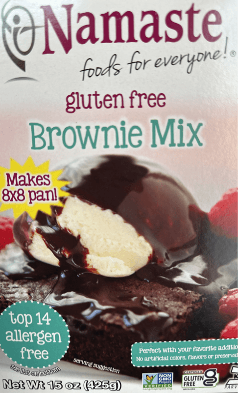 Namaste Gluten Free Brownie Mix