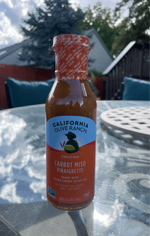 California Olive Ranch Carrot Miso Vinaigrette Dressing