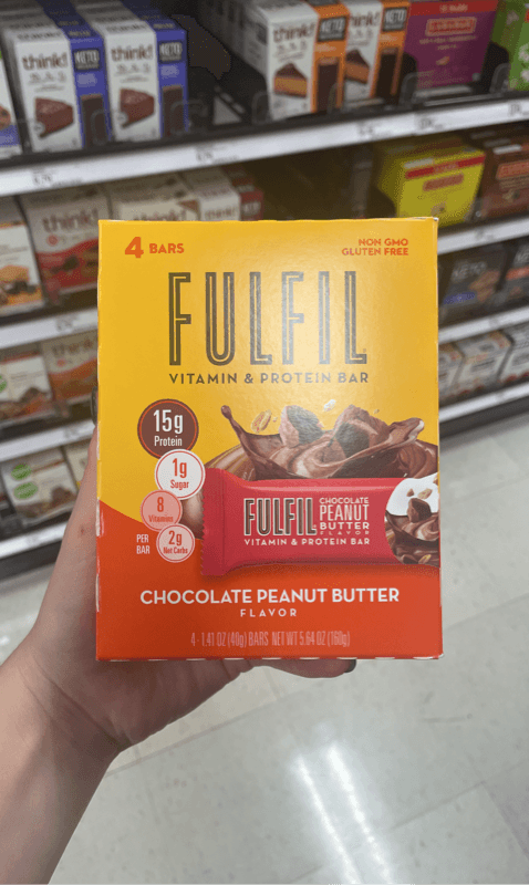 Fulfil Chocolate Peanut Butter Vitamin & Protein Bar