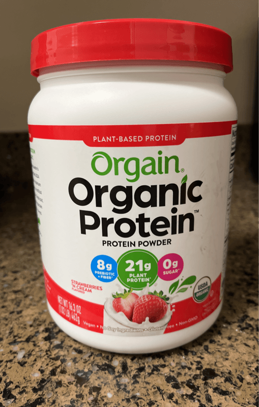 Orgain Organic Protein Powder Strawberries 'N Cream
