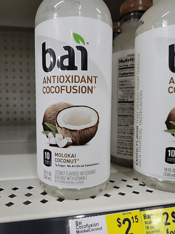 Is it Low FODMAP? Bai Malokai Coconut