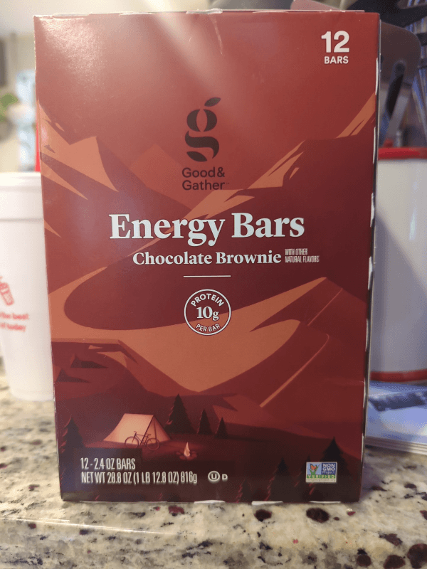 Good & Gather Chocolate Brownie Energy Bars