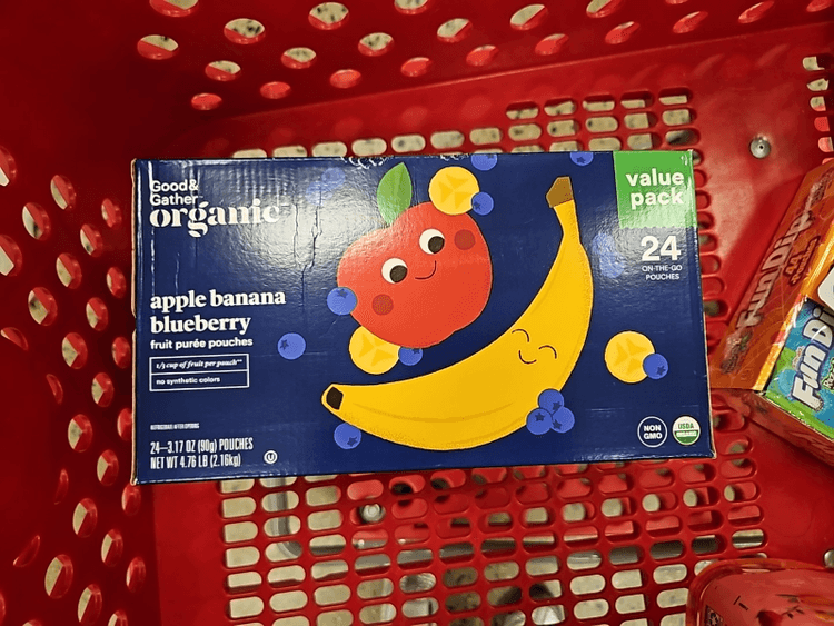 Good & Gather Organic Apple Banana Blueberry Fruit Puree Pouches