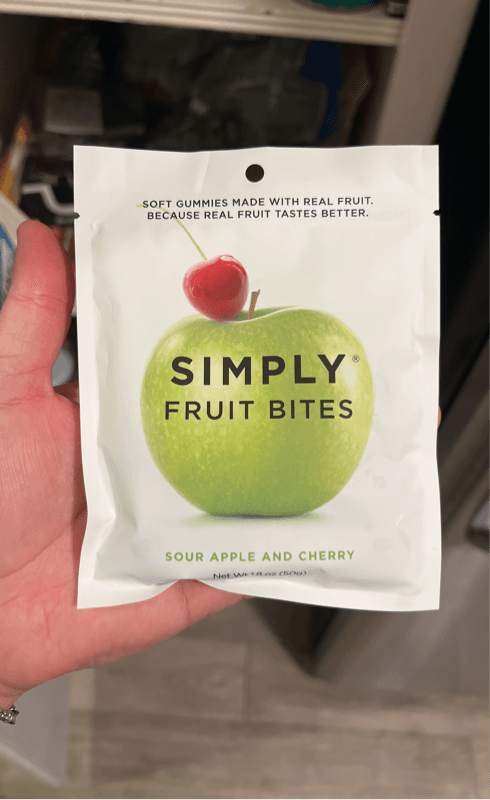 Simply Fruit Bites Sour Apple And Cherry