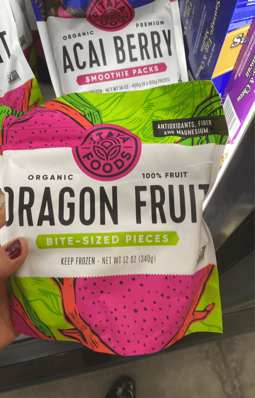 Pitaya Foods Organic Dragon Fruit Bite-Sized