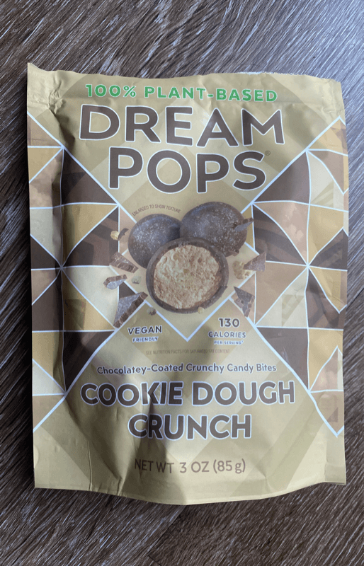 Dream Pops Cookie Dough Crunch Chocolatey-Coated Crunchy Candy Bites
