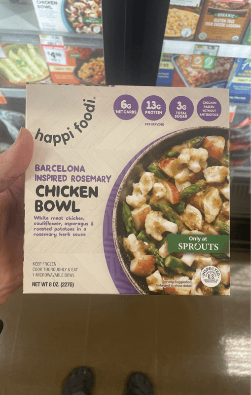 Happi Foodi Barcelona Inspired Rosemary Chicken Bowl