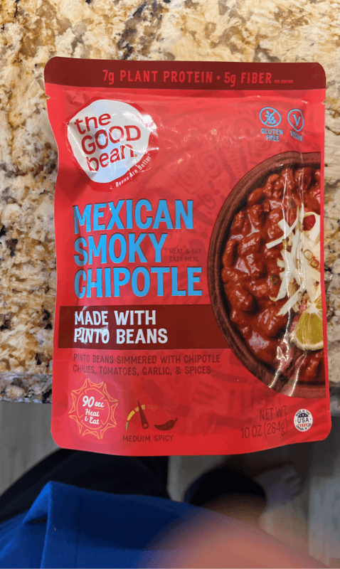 The Good Bean Mexican Smoky Chipotle Made With Pinto Beans