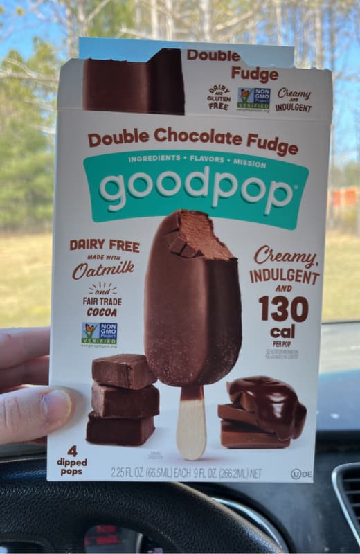 Goodpop Double Chocolate Fudge Dipped Pops