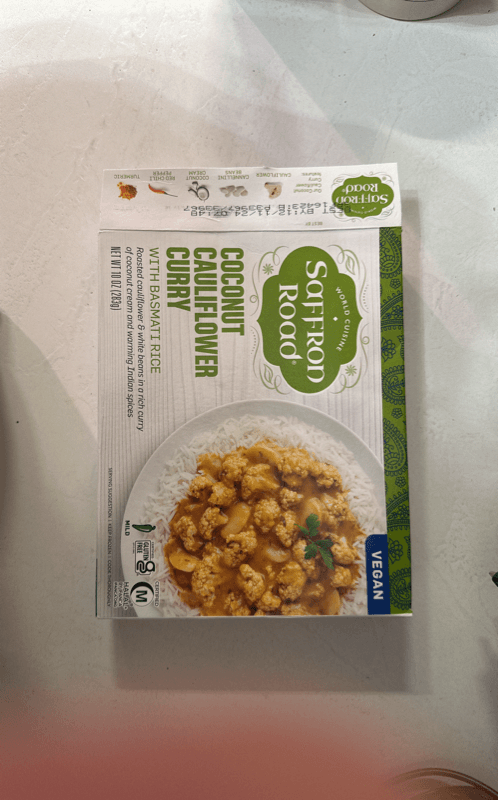 Saffron Road Coconut Cauliflower Curry With Basmati Rice