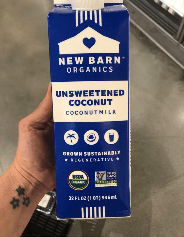 New Barn Organics Unsweetened Coconutmilk