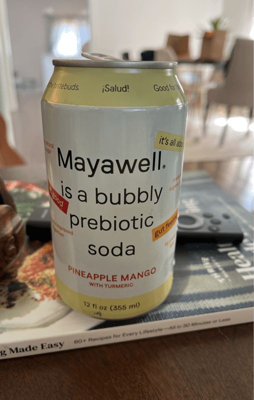Mayawell. Pineapple Mango Prebiotic Soda