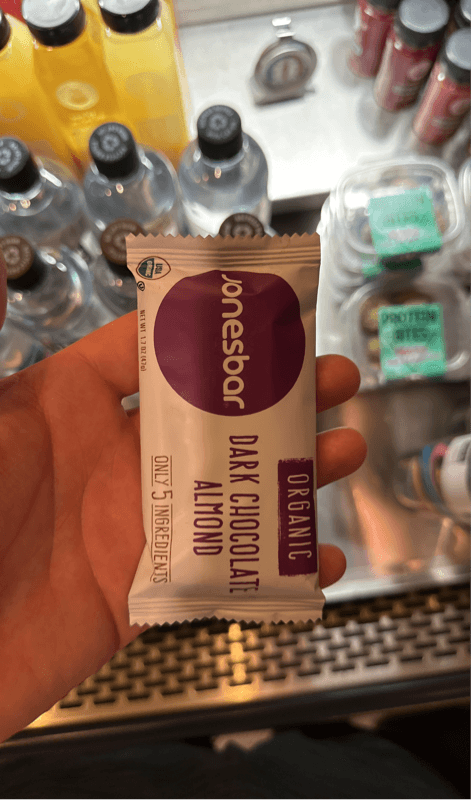 Jonesbar Organic Dark Chocolate Almond