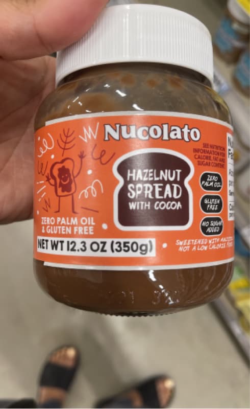 Nucolato Hazelnut Spread With Cocoa
