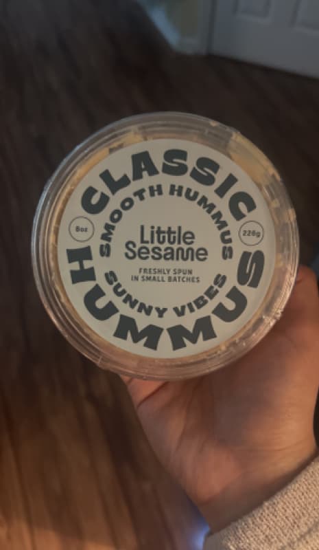 Little Sesame Smooth Classic Hummus Sunny Vibes