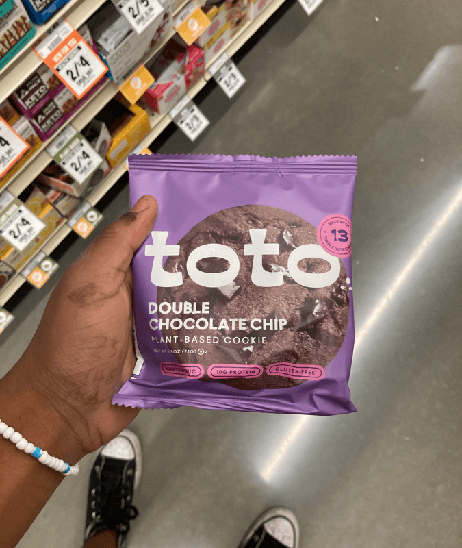 Toto Double Chocolate Chip Plant-Based Cookie