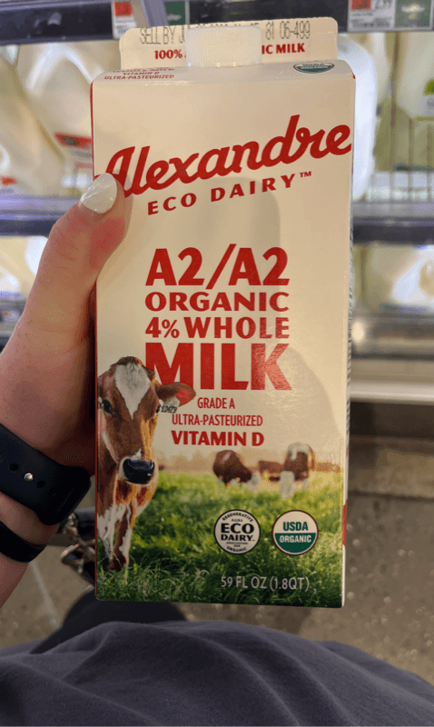 Alexandre Eco Dairy A2/A2 Organic 4% Whole Milk