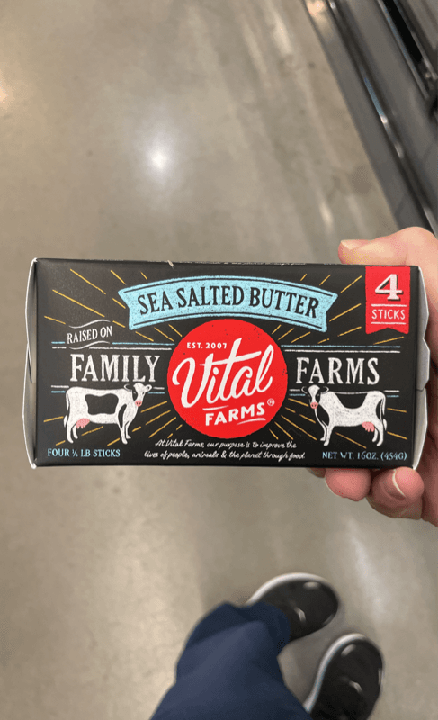 Vital Farms Sea Salted Butter