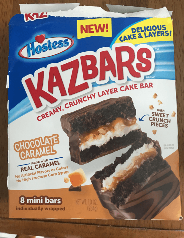 Hostess Kazbars Chocolate Caramel