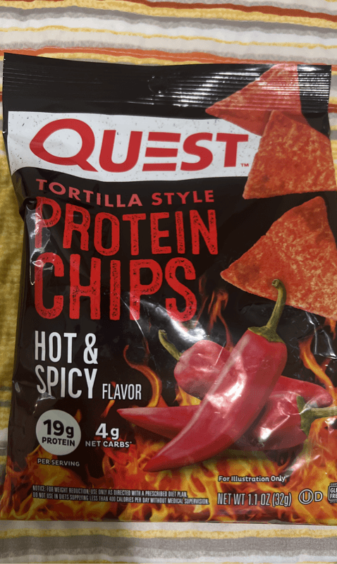 Quest Hot & Spicy Tortilla Style Protein Chips