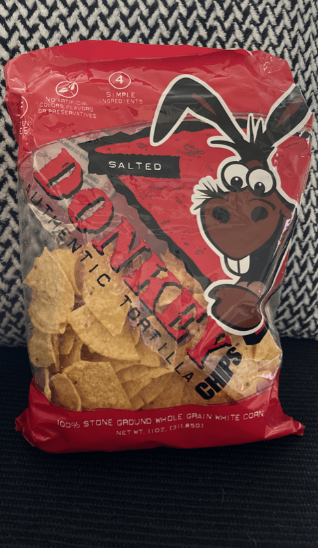 Donkey Salted Authentic Tortilla Chips