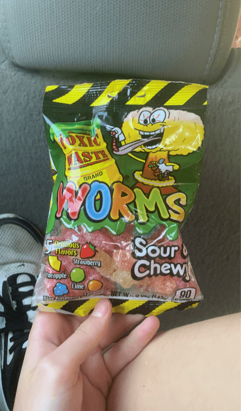 Toxic Waste Brand Sour & Chewy Worms