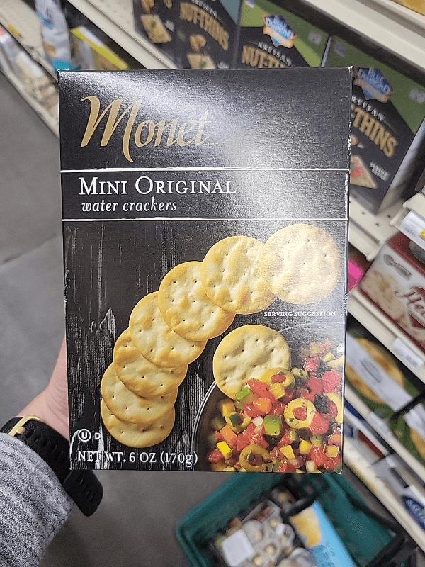 Monet Mini Original Water Crackers