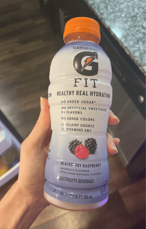 Gatorade Fit Healthy Real Hydration Blackberry Raspberry Flavor
