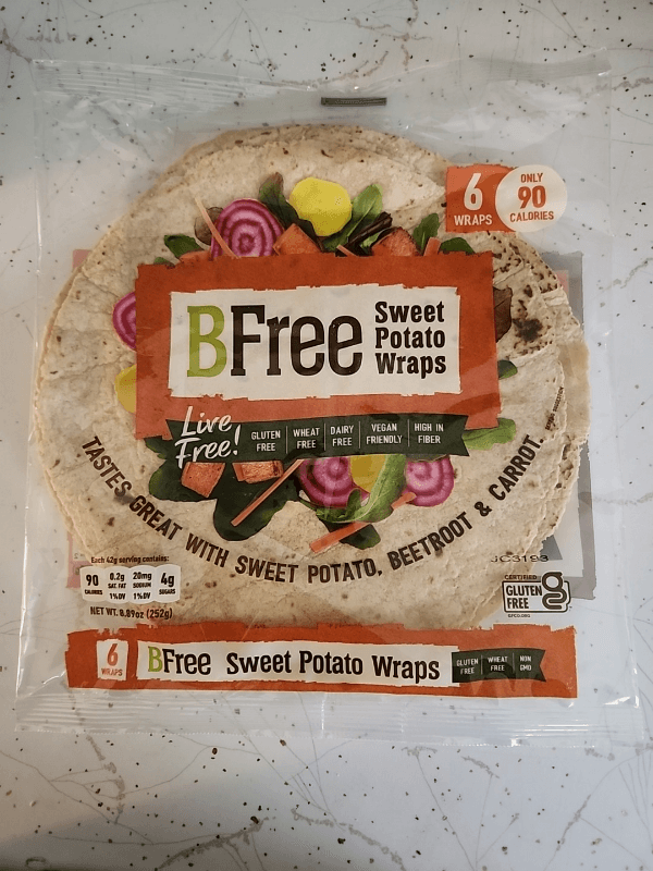 Is it Macadamia Free? Sweet Potato Wrap Gluten Free