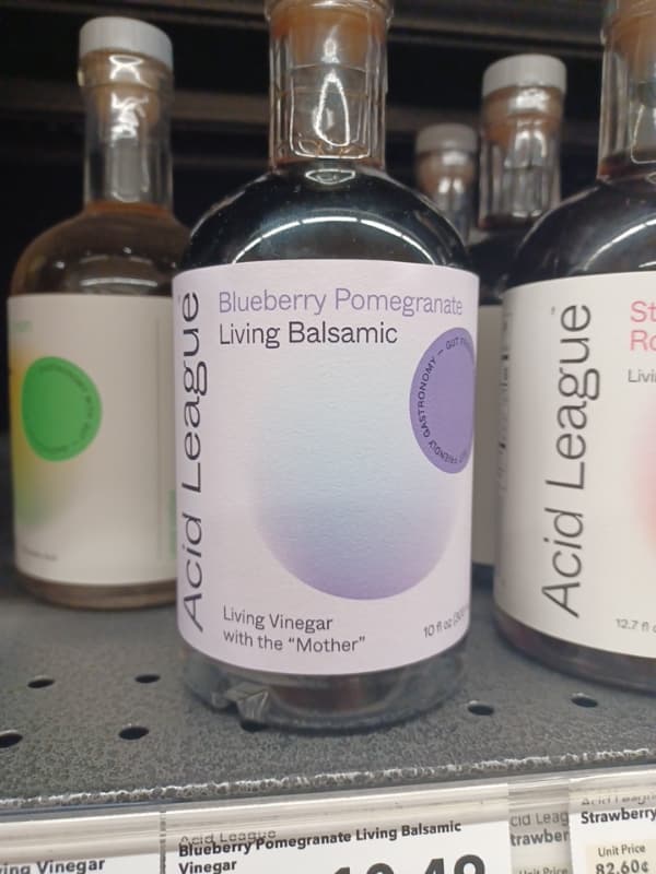 Acid League Blueberry Pomegranate Living Balsamic Vinegar