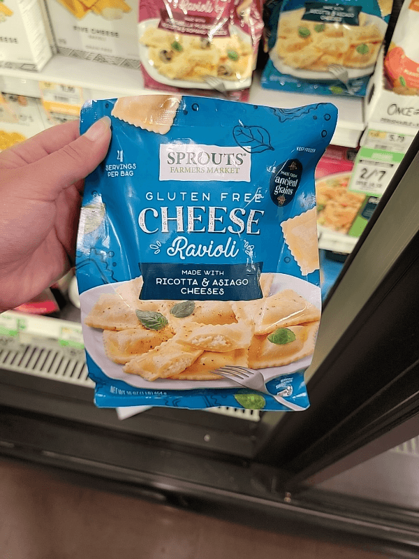 Sprouts Farmers Market Gluten Free Cheese Ravioli