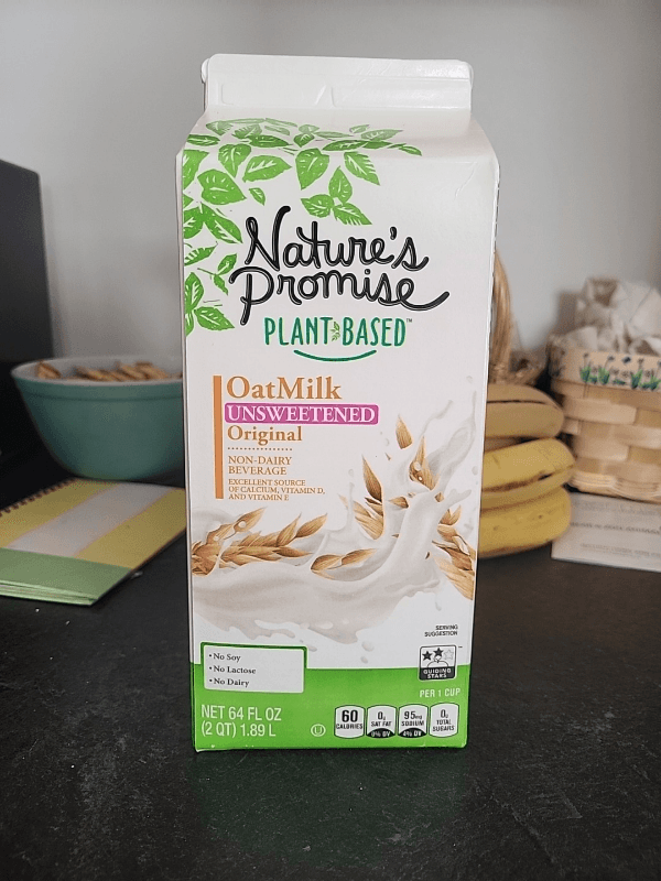 Nature'S Promise Plant-Based Oatmilk Unsweetened Original Non-Dairy Beverage