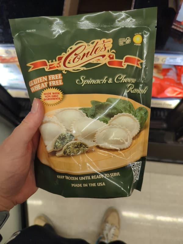 Conte'S Spinach & Cheese Ravioli