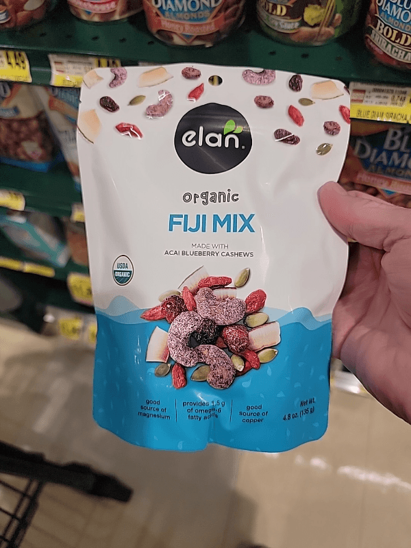 Elan Organic Fiji Mix Made With Acai Blueberry Cashews