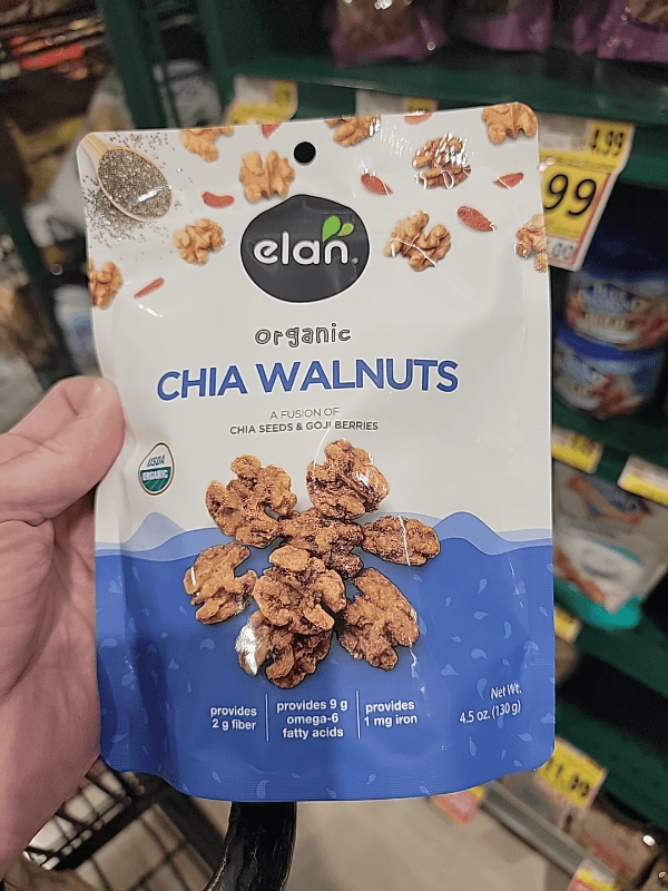 Elan Organic Chia Walnuts