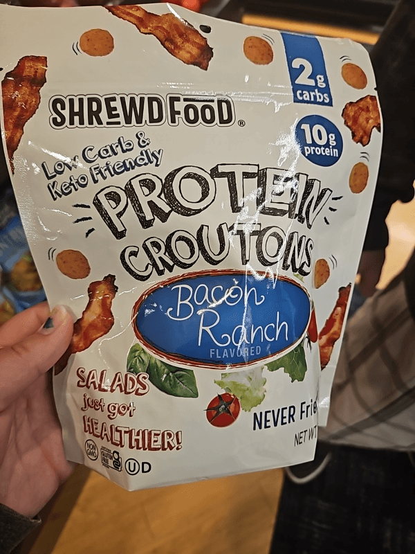 Shrewd Food Bacon Ranch Protein Croutons