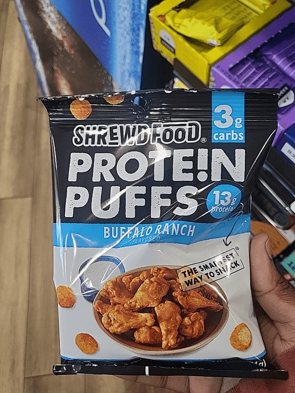 Shrewd Food Protein Puffs Buffalo Ranch