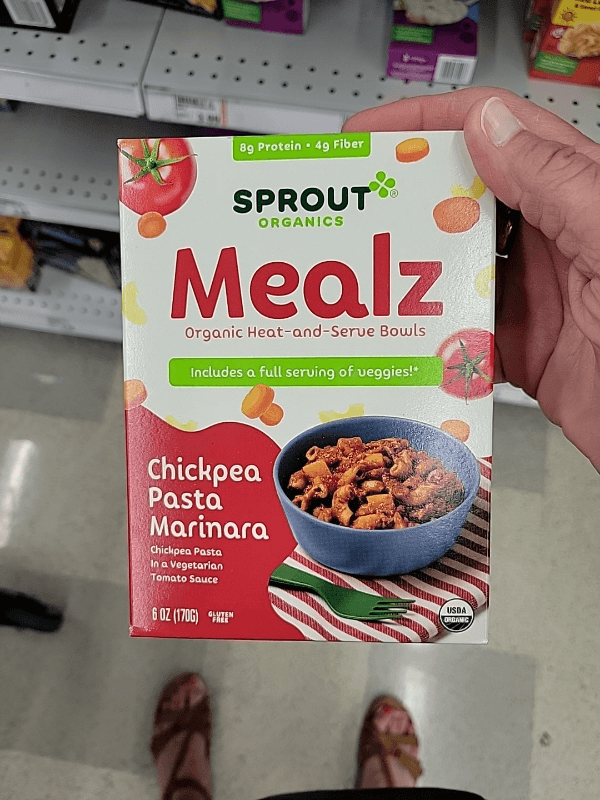 Sprout Organics Mealz Chickpea Pasta Marinara