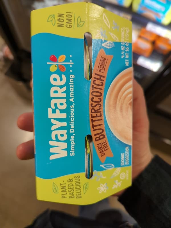 Wayfare Dairy Free Butterscotch Pudding